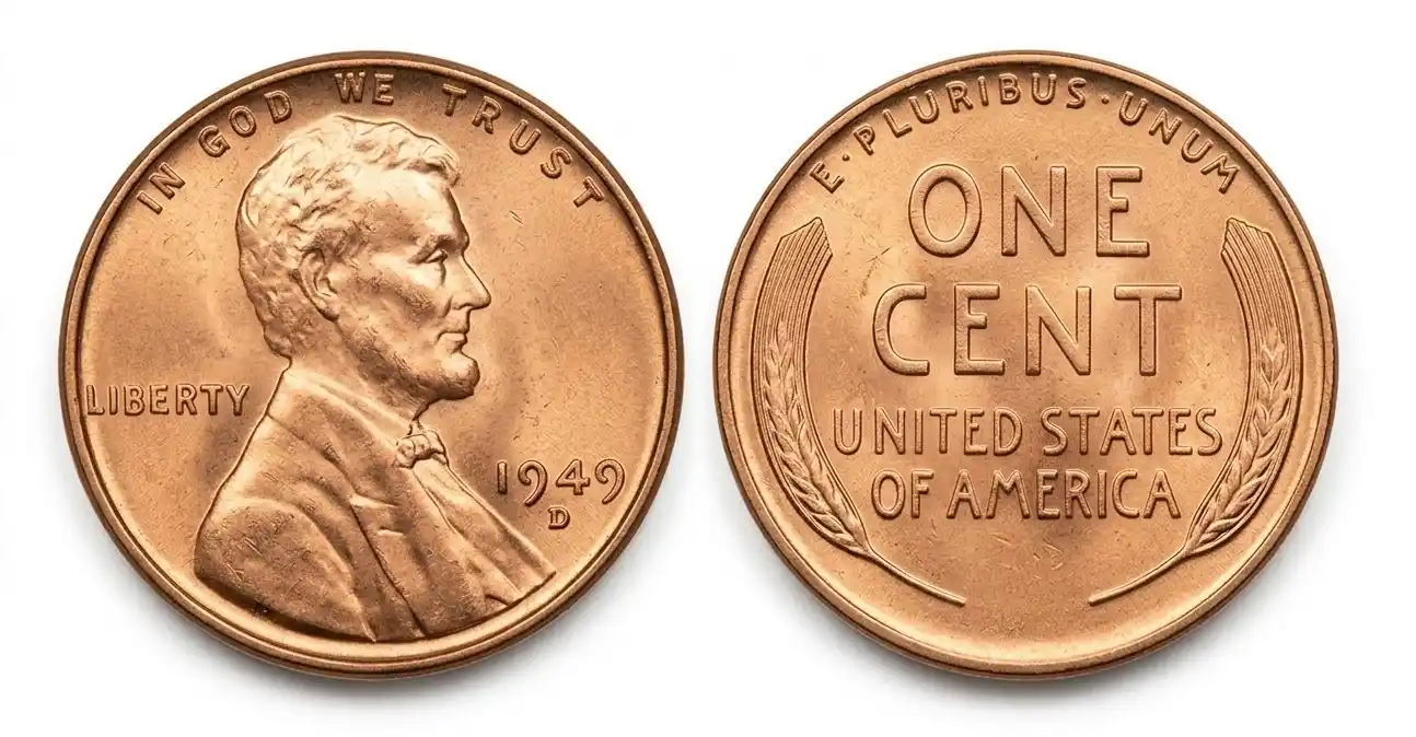 1949 Lincoln wheat penny